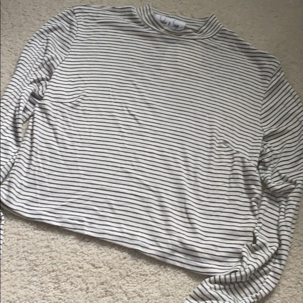 Striped Crop Top